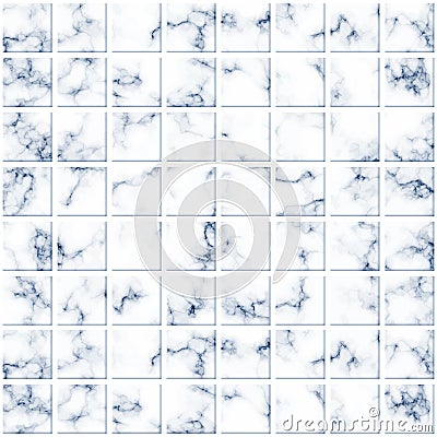 Marble collection navy blue abstract tile pattern texture background vector Vector Illustration