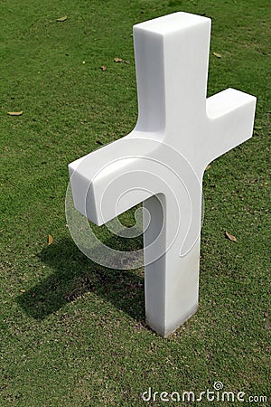 Marble Cross Stock Photo