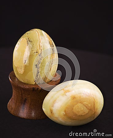 Marble eggs Stock Photo