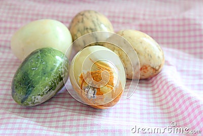 Marble Eggs Stock Photo