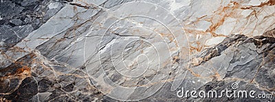 Marble granite for texturing stone surfaces. Wall Marble decor. Horizontal format for banners, for apartment renovation. AI Stock Photo