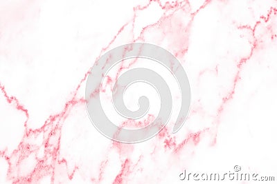 Marble granite white wall surface pink pattern graphic abstract light elegant for do floor ceramic . Stock Photo