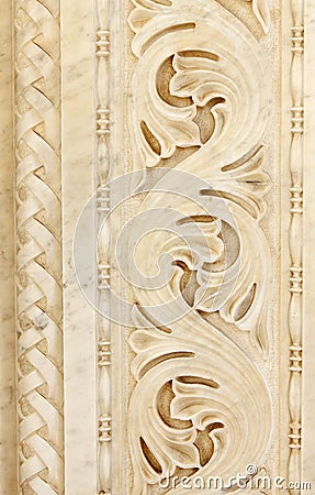 Marble ornamental Stock Photo