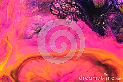 Marble paints texture floating inks Stock Photo