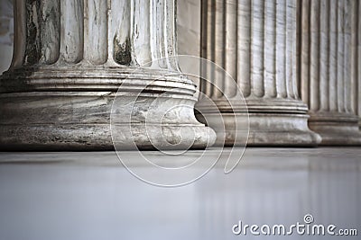 Marble pillars Stock Photo