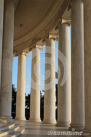 Marble pillars Stock Photo