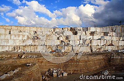 Marble quarry Stock Photo