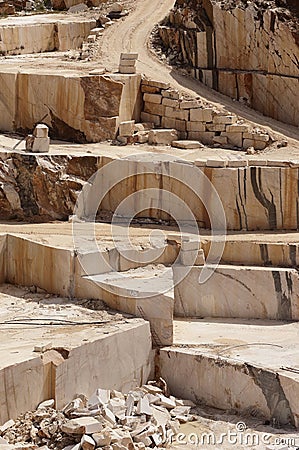 Marble quarry Stock Photo