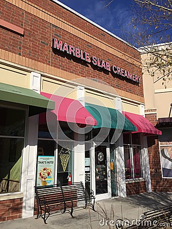 Marble Slab store Editorial Stock Photo