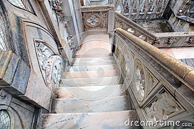 Marble stairs Stock Photo