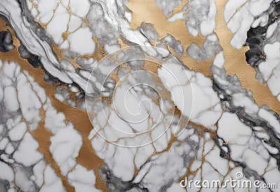 Marble stone texture background material with semi-precious stones and gold elements with lots of details with metallic Stock Photo