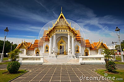 Marble Temple Stock Photo