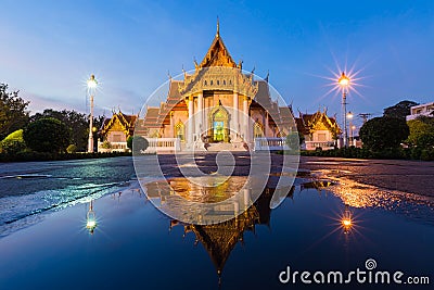 The Marble Temple Bangkok Thailand Stock Photo