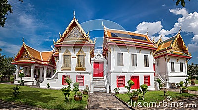 The Marble Temple ( Wat Benchamabophit ), Bangkok, Thailand Stock Photo