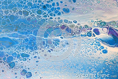 Marble texture. Acrylic colors Stock Photo