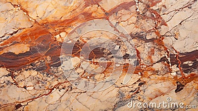 Marble Texture In Yellow And Brown Colors - Inspired By Louise Bourgeois Stock Photo