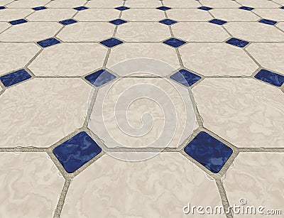 Marble tiled floor tiles Stock Photo