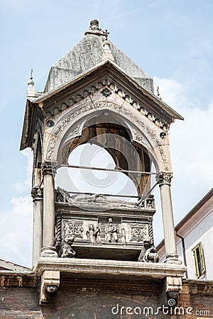 Marble Tomb Stock Photo