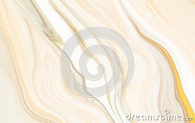 Marble wall white surface yellow pattern brown graphic Illustration background. Stock Photo