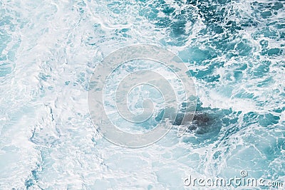Marble water texture, blue background Stock Photo