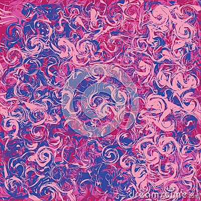 Marbled colorful abstract background. Liquid marble pattern. Vector Illustration