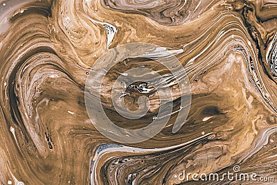 Marbled paper technique Stock Photo