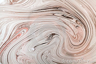 Marbled paper technique Stock Photo