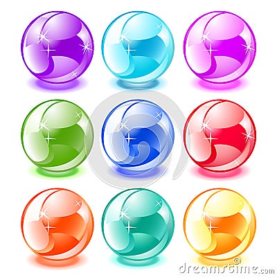 Marbles Vector Illustration