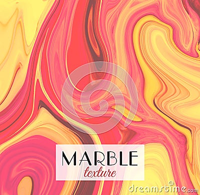 Marbling. Marble texture. Artistic abstract colorful background. Splash of paint. Colorful fluid. Bright colors Vector Illustration