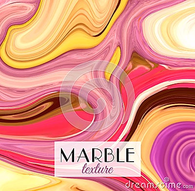 Marbling. Marble texture. Artistic abstract colorful background. Splash of paint. Colorful fluid. Bright colors Vector Illustration