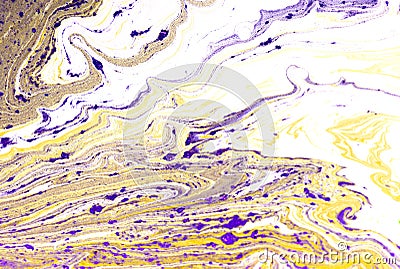 Marbling. Marble texture. Paint splash. Colorful fluid. Abstract colored background. Raster illustration. Colorful abstract painti Cartoon Illustration