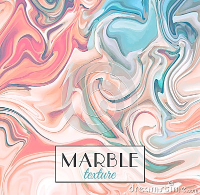 Marbling. Marble texture. Vector abstract colorful background. Paint splash. Vector Illustration
