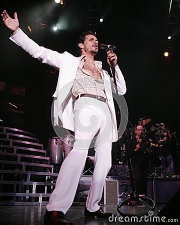 Marc Anthony Performs in Concert Editorial Stock Photo