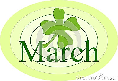 March Vector Illustration