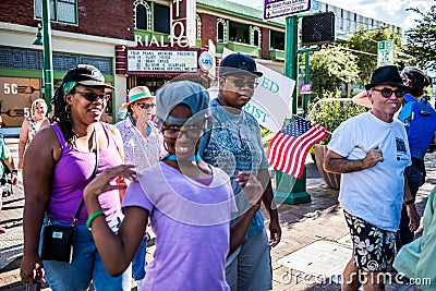 March Against Racsim Tucson Editorial Stock Photo