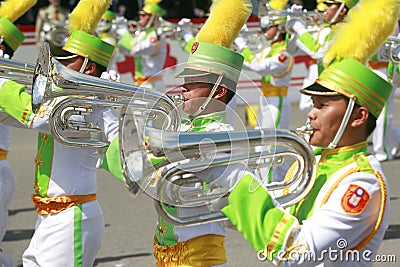 March band Editorial Stock Photo