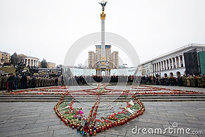 March of Dignity in Kyiv Editorial Stock Photo