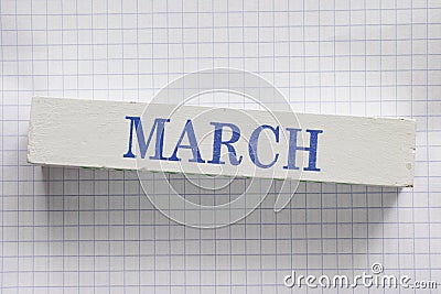 March Stock Photo