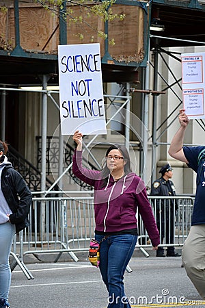 March for Science Editorial Stock Photo