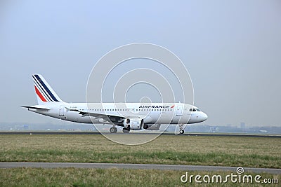 March, 24th 2015, Amsterdam Schiphol Airport F-GKXB Air France Editorial Stock Photo