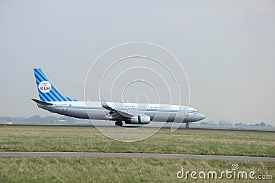 March, 24th 2015, Amsterdam Schiphol Airport PH-BXA KLM Royal D Editorial Stock Photo