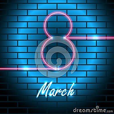 8 March Vector illustration Vector Illustration