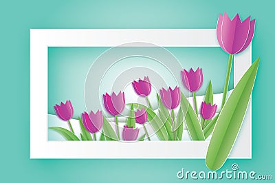 8 March Women`s Day greeting card template Vector Illustration