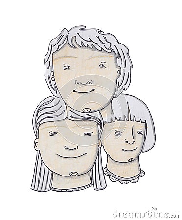 21 march - World Down Syndrome Day. Down Syndrome Awareness illustration Cartoon Illustration