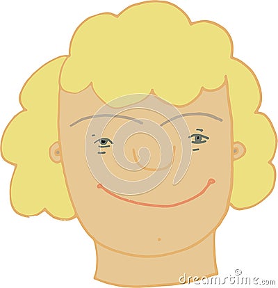 21 march - World Down Syndrome Day. Cartoon girl holding paper with written text of 21 march. Vector Vector Illustration