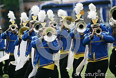 Marching band Editorial Stock Photo