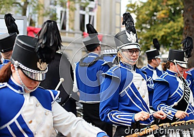 Marching show band Editorial Stock Photo
