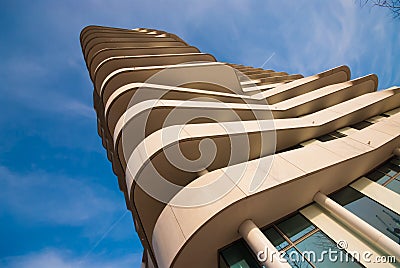 Marco polo tower hamburg Editorial Stock Photo