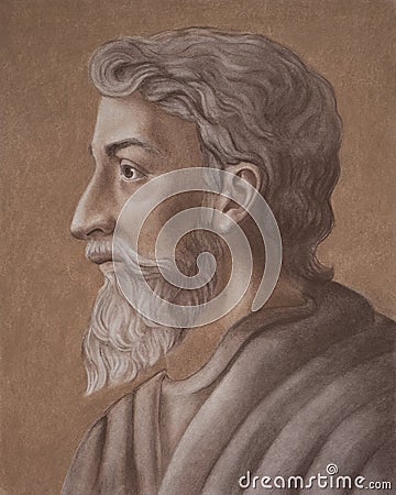 Marcus Terentius Varro an ancient Roman scholar and writer. Also known as Varro Reatinus. Stock Photo