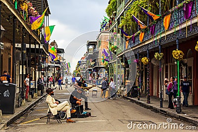 Mard Gras New Orleans Editorial Stock Photo
